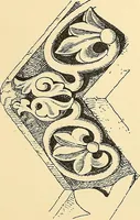 An illustration from Examples of English medieval foliage and coloured decoration, taken from buildings of the twelfth to the fifteenth century: with descriptive letterpress (1874)