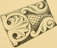 An illustration from Examples of English medieval foliage and coloured decoration, taken from buildings of the twelfth to the fifteenth century: with descriptive letterpress (1874)