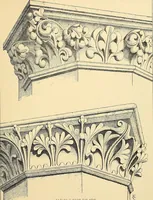 An illustration from Examples of English medieval foliage and coloured decoration, taken from buildings of the twelfth to the fifteenth century: with descriptive letterpress (1874)