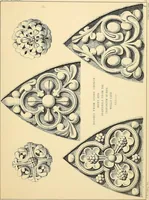 An illustration from Examples of English medieval foliage and coloured decoration, taken from buildings of the twelfth to the fifteenth century: with descriptive letterpress (1874)