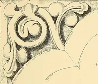 An illustration from Examples of English medieval foliage and coloured decoration, taken from buildings of the twelfth to the fifteenth century: with descriptive letterpress (1874)