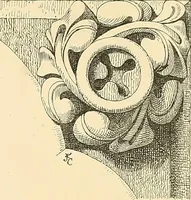 An illustration from Examples of English medieval foliage and coloured decoration, taken from buildings of the twelfth to the fifteenth century: with descriptive letterpress (1874)