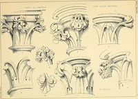 An illustration from Examples of English medieval foliage and coloured decoration, taken from buildings of the twelfth to the fifteenth century: with descriptive letterpress (1874)