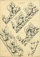 An illustration from Examples of English medieval foliage and coloured decoration, taken from buildings of the twelfth to the fifteenth century: with descriptive letterpress (1874)