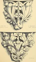 An illustration from Examples of English medieval foliage and coloured decoration, taken from buildings of the twelfth to the fifteenth century: with descriptive letterpress (1874)