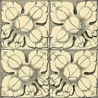 An illustration from Examples of English medieval foliage and coloured decoration, taken from buildings of the twelfth to the fifteenth century: with descriptive letterpress (1874)
