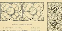 An illustration from Examples of English medieval foliage and coloured decoration, taken from buildings of the twelfth to the fifteenth century: with descriptive letterpress (1874)