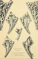 An illustration from Examples of English medieval foliage and coloured decoration, taken from buildings of the twelfth to the fifteenth century: with descriptive letterpress (1874)
