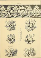 An illustration from Examples of English medieval foliage and coloured decoration, taken from buildings of the twelfth to the fifteenth century: with descriptive letterpress (1874)