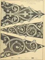An illustration from Examples of English medieval foliage and coloured decoration, taken from buildings of the twelfth to the fifteenth century: with descriptive letterpress (1874)