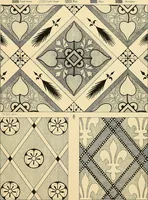 An illustration from Examples of English medieval foliage and coloured decoration, taken from buildings of the twelfth to the fifteenth century: with descriptive letterpress (1874)