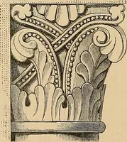 An illustration from Examples of English medieval foliage and coloured decoration, taken from buildings of the twelfth to the fifteenth century: with descriptive letterpress (1874)