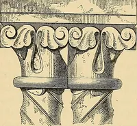 An illustration from Examples of English medieval foliage and coloured decoration, taken from buildings of the twelfth to the fifteenth century: with descriptive letterpress (1874)