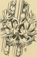 An illustration from Examples of English medieval foliage and coloured decoration, taken from buildings of the twelfth to the fifteenth century: with descriptive letterpress (1874)