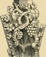 An illustration from Examples of English medieval foliage and coloured decoration, taken from buildings of the twelfth to the fifteenth century: with descriptive letterpress (1874)