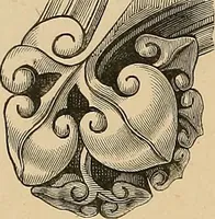 An illustration from Examples of English medieval foliage and coloured decoration, taken from buildings of the twelfth to the fifteenth century: with descriptive letterpress (1874)