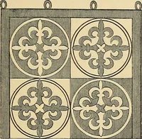 An illustration from Examples of English medieval foliage and coloured decoration, taken from buildings of the twelfth to the fifteenth century: with descriptive letterpress (1874)