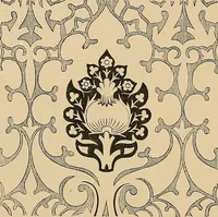 An illustration from Examples of English medieval foliage and coloured decoration, taken from buildings of the twelfth to the fifteenth century: with descriptive letterpress (1874)