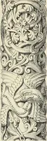 An illustration from Examples of English mediaeval foliage and coloured decoration, taken from buildings of the twelfth to the fifteenth century: with descriptive letterpress (1874)