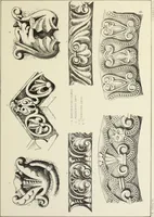 An illustration from Examples of English mediaeval foliage and coloured decoration, taken from buildings of the twelfth to the fifteenth century: with descriptive letterpress (1874)