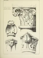An illustration from Examples of English mediaeval foliage and coloured decoration, taken from buildings of the twelfth to the fifteenth century: with descriptive letterpress (1874)