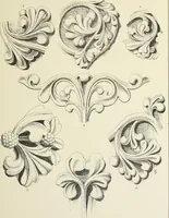 An illustration from Examples of English mediaeval foliage and coloured decoration, taken from buildings of the twelfth to the fifteenth century: with descriptive letterpress (1874)