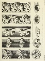 An illustration from Examples of English mediaeval foliage and coloured decoration, taken from buildings of the twelfth to the fifteenth century: with descriptive letterpress (1874)