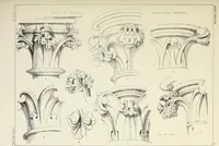 An illustration from Examples of English mediaeval foliage and coloured decoration, taken from buildings of the twelfth to the fifteenth century: with descriptive letterpress (1874)