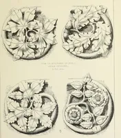 An illustration from Examples of English mediaeval foliage and coloured decoration, taken from buildings of the twelfth to the fifteenth century: with descriptive letterpress (1874)