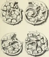 An illustration from Examples of English mediaeval foliage and coloured decoration, taken from buildings of the twelfth to the fifteenth century: with descriptive letterpress (1874)
