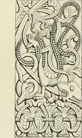 An illustration from Examples of English mediaeval foliage and coloured decoration, taken from buildings of the twelfth to the fifteenth century: with descriptive letterpress (1874)