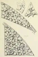 An illustration from Examples of English mediaeval foliage and coloured decoration, taken from buildings of the twelfth to the fifteenth century: with descriptive letterpress (1874)