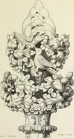 Picture 103 of 129 from Examples of English mediaeval foliage and coloured decoration, taken from buildings of the twelfth to the fifteenth century: with descriptive letterpress (1874), leaf 269