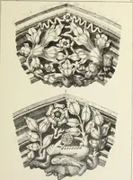 An illustration from Examples of English mediaeval foliage and coloured decoration, taken from buildings of the twelfth to the fifteenth century: with descriptive letterpress (1874)