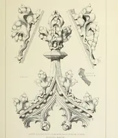 An illustration from Examples of English mediaeval foliage and coloured decoration, taken from buildings of the twelfth to the fifteenth century: with descriptive letterpress (1874)