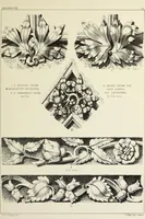An illustration from Examples of English mediaeval foliage and coloured decoration, taken from buildings of the twelfth to the fifteenth century: with descriptive letterpress (1874)