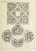 An illustration from Examples of English mediaeval foliage and coloured decoration, taken from buildings of the twelfth to the fifteenth century: with descriptive letterpress (1874)