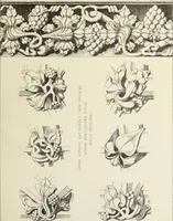 An illustration from Examples of English mediaeval foliage and coloured decoration, taken from buildings of the twelfth to the fifteenth century: with descriptive letterpress (1874)