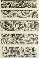 An illustration from Examples of English mediaeval foliage and coloured decoration, taken from buildings of the twelfth to the fifteenth century: with descriptive letterpress (1874)