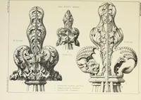 An illustration from Examples of English mediaeval foliage and coloured decoration, taken from buildings of the twelfth to the fifteenth century: with descriptive letterpress (1874)