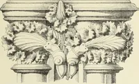An illustration from Examples of English mediaeval foliage and coloured decoration, taken from buildings of the twelfth to the fifteenth century: with descriptive letterpress (1874)