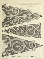 An illustration from Examples of English mediaeval foliage and coloured decoration, taken from buildings of the twelfth to the fifteenth century: with descriptive letterpress (1874)