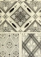 An illustration from Examples of English mediaeval foliage and coloured decoration, taken from buildings of the twelfth to the fifteenth century: with descriptive letterpress (1874)