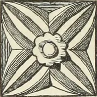 An illustration from Examples of English mediaeval foliage and coloured decoration, taken from buildings of the twelfth to the fifteenth century: with descriptive letterpress (1874)