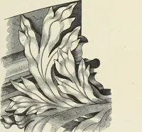 An illustration from Examples of English mediaeval foliage and coloured decoration, taken from buildings of the twelfth to the fifteenth century: with descriptive letterpress (1874)