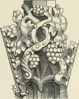 An illustration from Examples of English mediaeval foliage and coloured decoration, taken from buildings of the twelfth to the fifteenth century: with descriptive letterpress (1874)