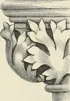 An illustration from Examples of English mediaeval foliage and coloured decoration, taken from buildings of the twelfth to the fifteenth century: with descriptive letterpress (1874)