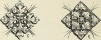 An illustration from Examples of English mediaeval foliage and coloured decoration, taken from buildings of the twelfth to the fifteenth century: with descriptive letterpress (1874)