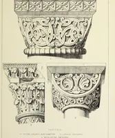 An illustration from Examples of English mediaeval foliage and coloured decoration, taken from buildings of the twelfth to the fifteenth century: with descriptive letterpress (1874)