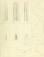 An illustration from Examples of Gothic architecture : selected from various ancient edifices in England : consisting of plans, elevations, sections, and parts at large : accompanied by historical and descriptive accounts (1850)